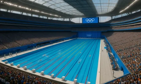 SoFi Stadium как крупнейшая арена для плавания в истории Олимпиад